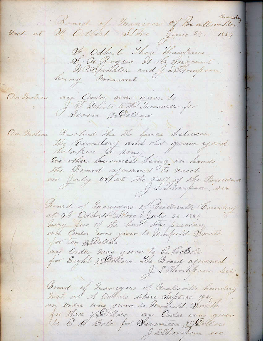 minute book
